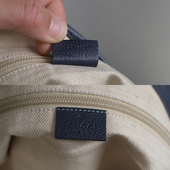 Gucci Leather Messenger bag with Web Detail Stripe detail - Picture 3 of 6